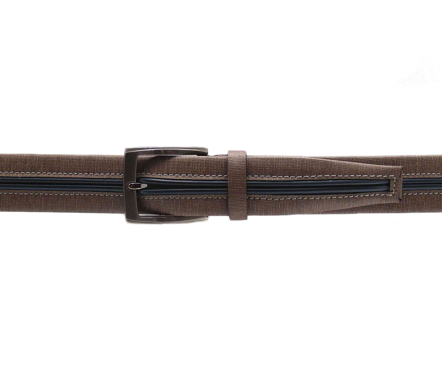 Stefano Corsini Piped Belt - Taupe