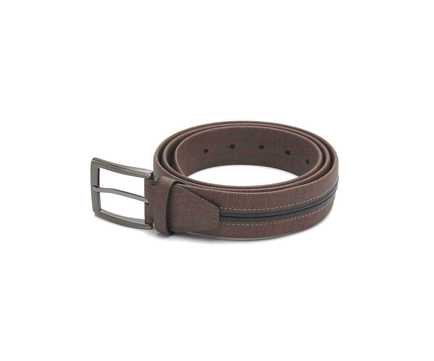 Stefano Corsini Piped Belt - Taupe