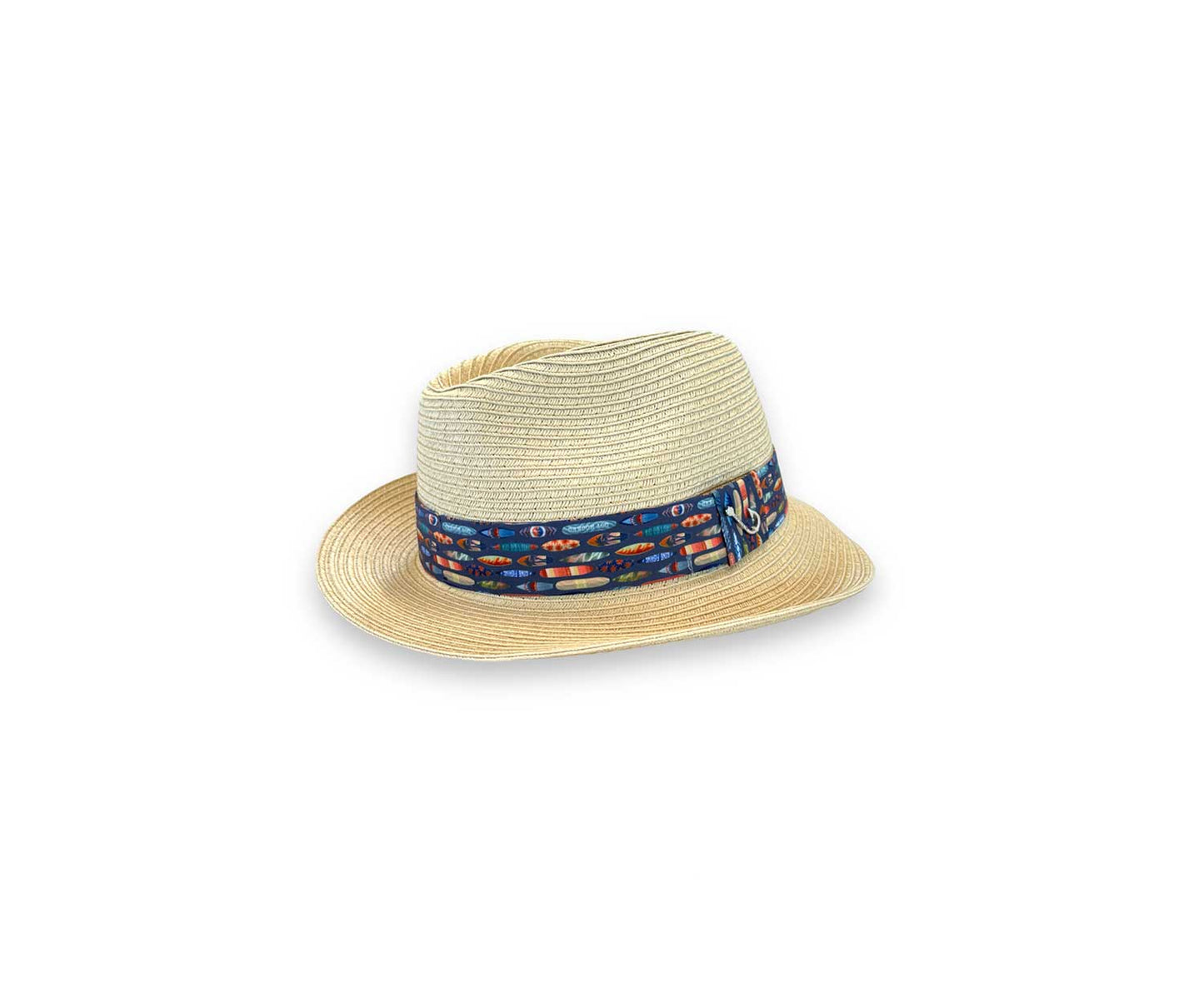 A Fish Named Fred Surfboard Straw Hat