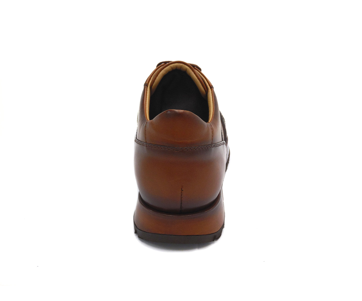 Dirami Crocodile And Nappa Leather Sneaker - Cognac