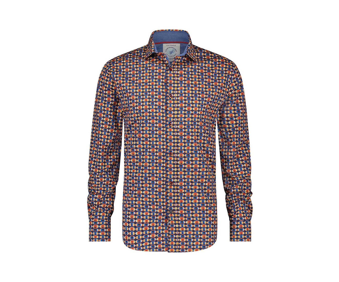 A Fish Named Fred Ski Glasses Shirt - Navy