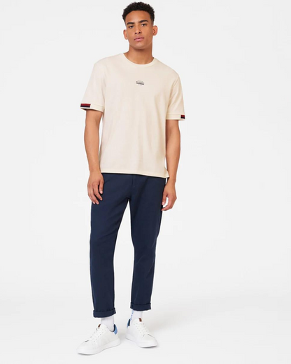 Ben Sherman Pique Tee - Ivory