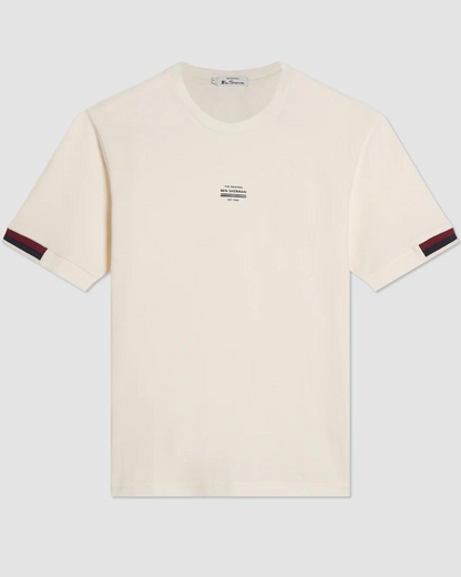 Ben Sherman Pique Tee - Ivory