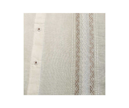 Palminteri Linen Long Sleeve Shirt - White