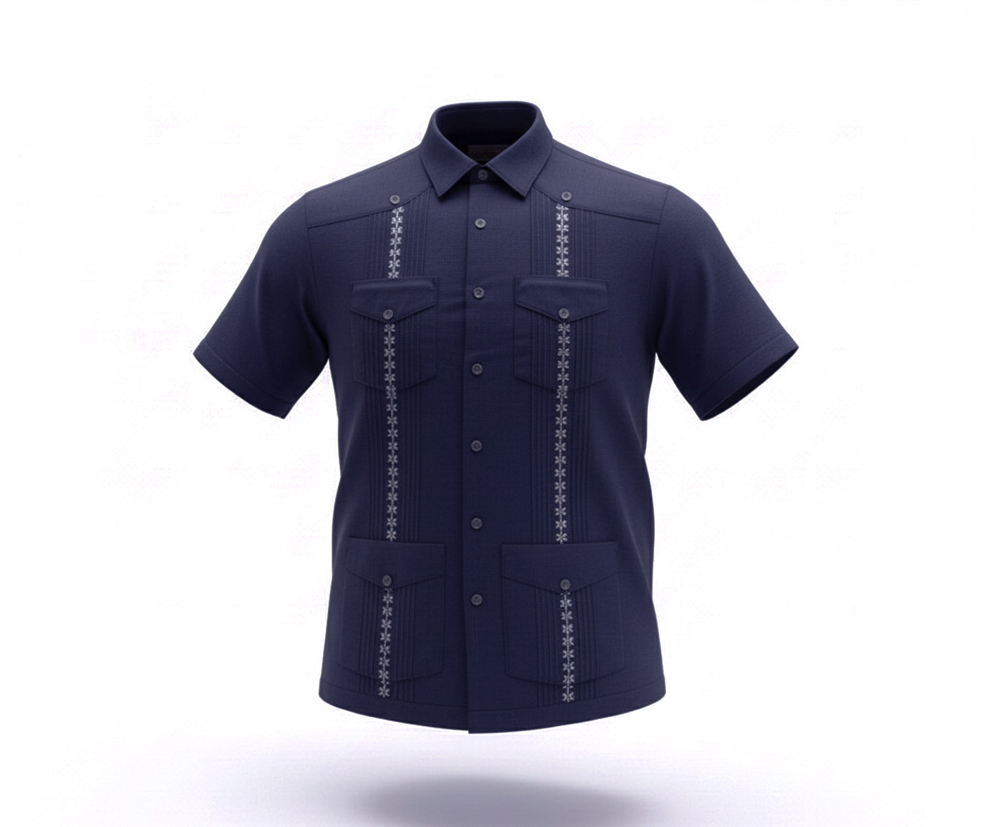 Palminteri Cuban Shirt - Navy