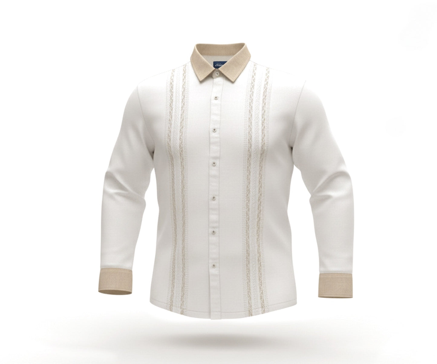 Palminteri Linen Long Sleeve Shirt - White