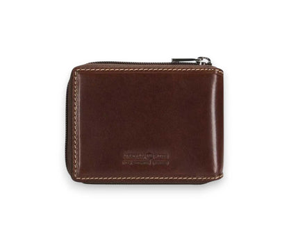 Jekyll and Hide Wallet | Coin Pouch and Exterior Zip Closure