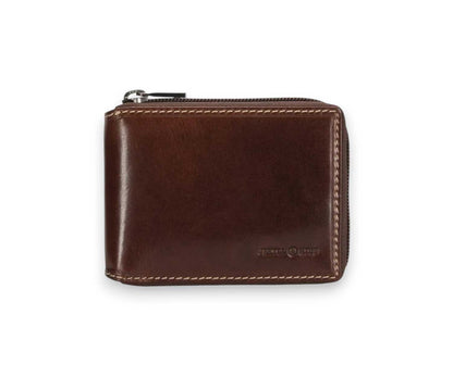 Jekyll and Hide Wallet | Coin Pouch and Exterior Zip Closure