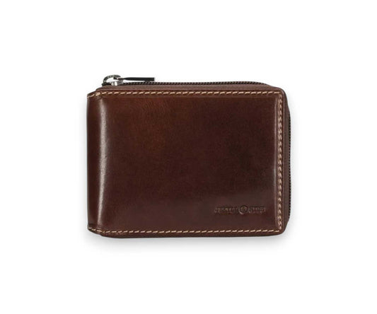 Jekyll and Hide Wallet | Coin Pouch and Exterior Zip Closure