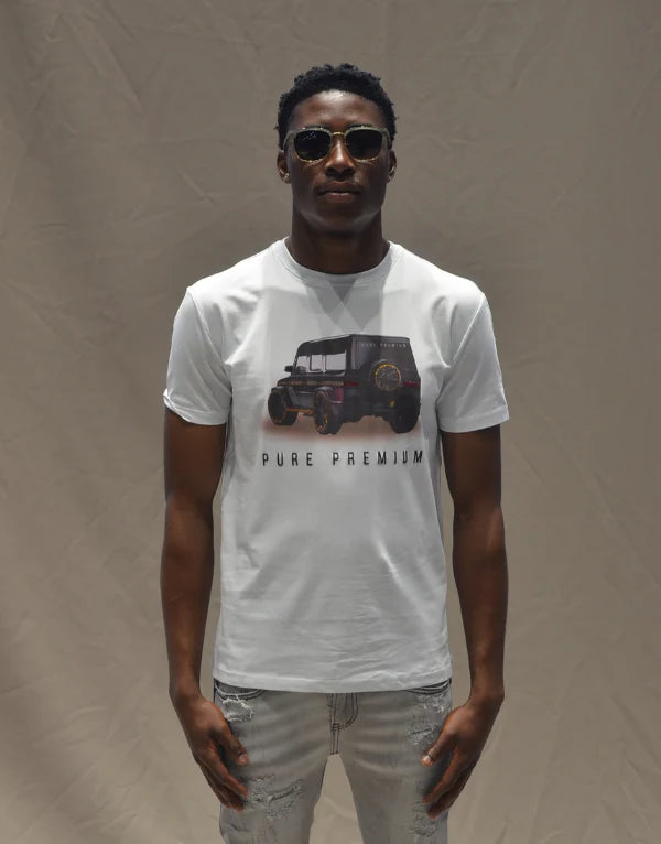 Pure Premium Carro Tee - White